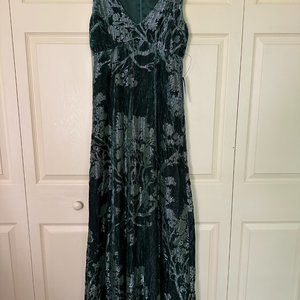 Velvet Burnout Enchantment Maxi Dress